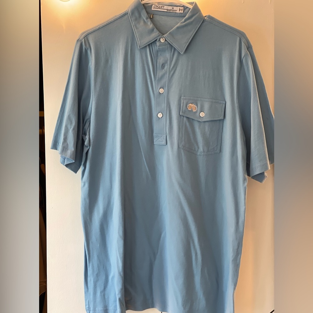 Criquet drinking buddies polo. New $70